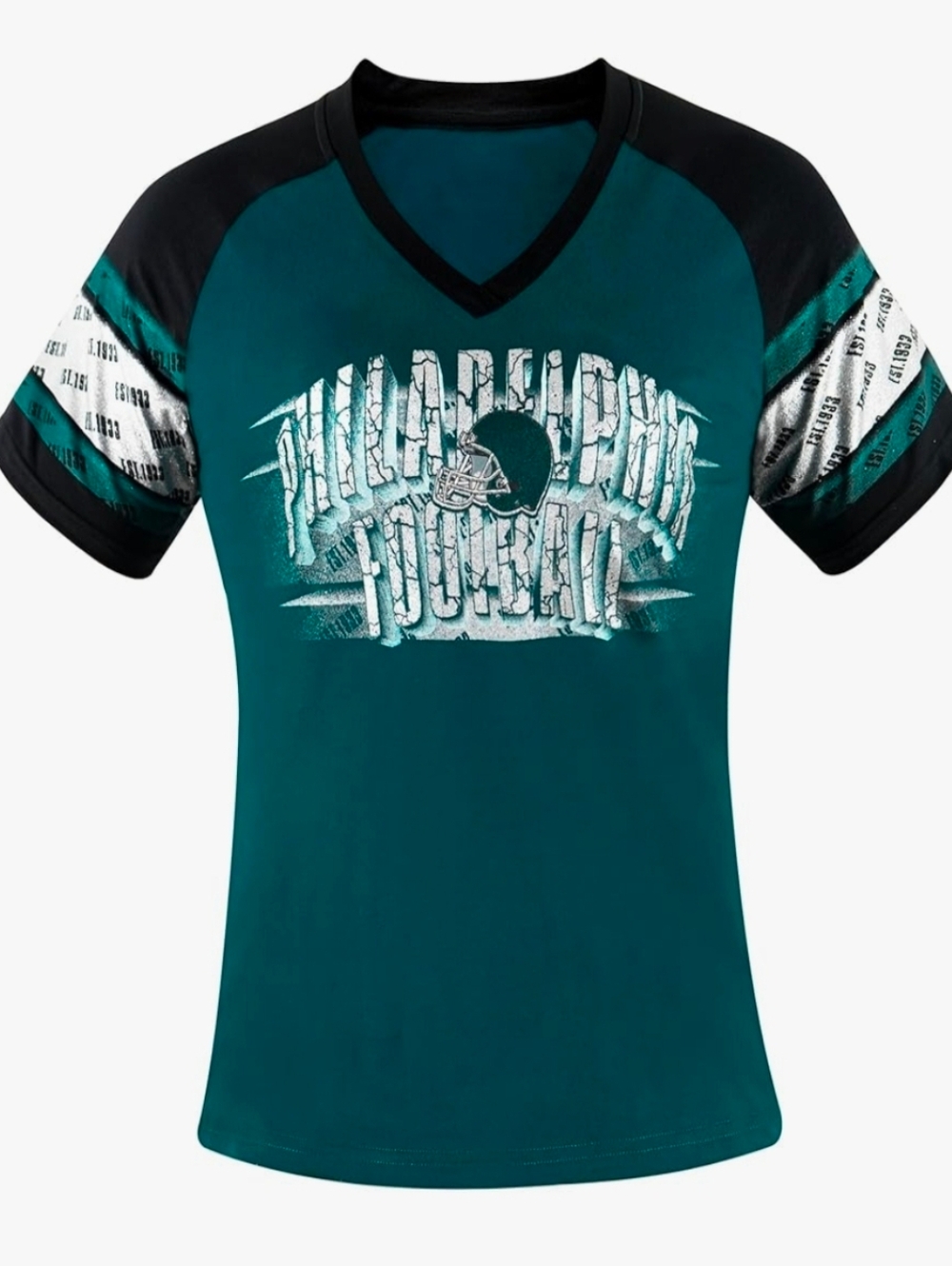 NEW - NFL Philadelphia Eagles Raglan Style Women's T-Shirt